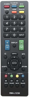 ZEDDY LED LCD TV Remote Compatible for  LED LCD Remote SHARP Remote Controller(Black)