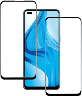 VAlight Edge To Edge Tempered Glass for Oppo F17 Pro(Pack of 2)