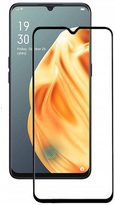 Bodoma Edge To Edge Tempered Glass for Oppo F17(Pack of 1)