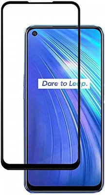 BRENZZ Edge To Edge Tempered Glass for Realme 6(Pack of 1)