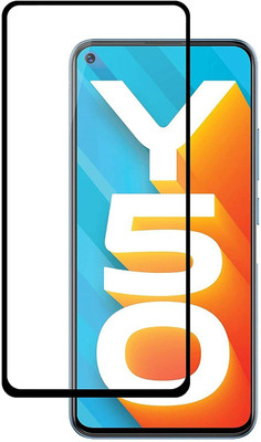 BRENZZ Edge To Edge Tempered Glass for Vivo Y50(Pack of 1)