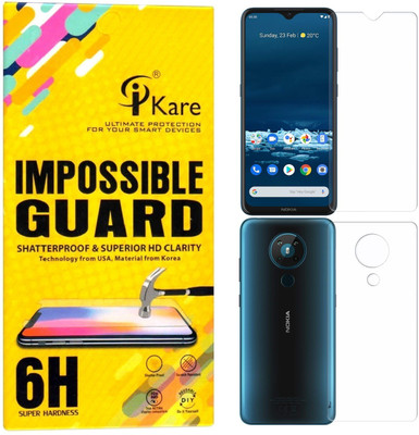 iKare Front and Back Screen Guard for Nokia 5.3(Pack of 2)