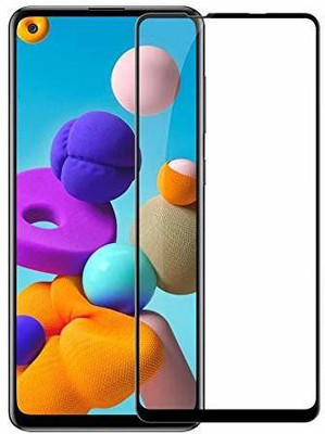 Mersal Edge To Edge Tempered Glass for Samsung Galaxy A21s, (Premium Edge To Edge Full Glue Branded Glass)(Pack of 1)