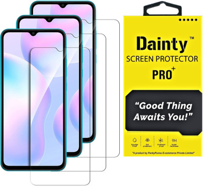 Dainty Tempered Glass Guard for Poco M3, Poco M2, Mi Redmi 9 Prime, Mi Redmi 9, Mi Redmi 9 Power(Pack of 3)