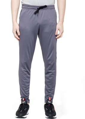 Reebok solid men's track hot sale pants