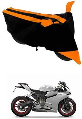 RONISH Two Wheeler Cover for Ducati(899 Panigale, Black, Orange)