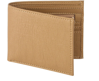 ShopMore Men Casual Beige Artificial Leather Wallet(7 Card Slots)