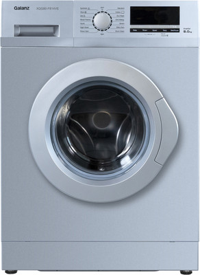 Galanz 8 kg Quick Wash, Inverter Fully Automatic Front Load with In-built Heater Silver