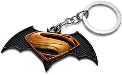 CRYSTAL LEAVES Batman V/S Superman keychain Key Chain(Gold)