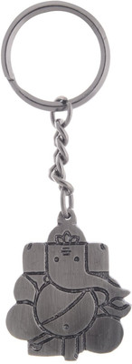 

TEMPLE TREES GANESHJI ANTIQUE SILVER FINISH KEYCHAIN Key Chain
