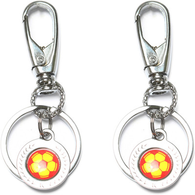 

Lotus E LUVI - SMALL EYE HOOK METALLIC WITH DECORATIVE HANING DISC (SET OF 2) Key Chain