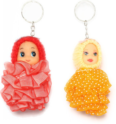 

Lotus E BABY CAP DOLLS ASSORTED COLORS { SET OF 2 } Key Chain