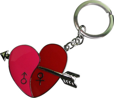 

Golddust ABC10 Heart with Arrow LoveFor Valentine's Day Gift Key Chain
