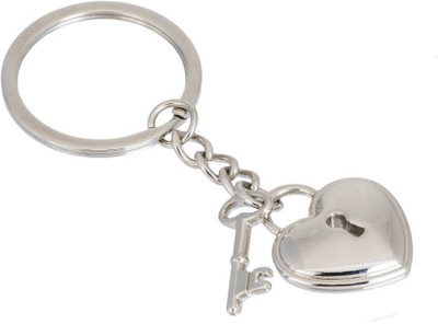

Shubheksha Heart-Shape Key-Lock Key Chain