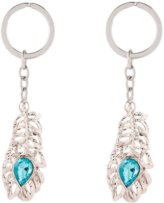 

New Pinch Omg Style Metal Key Chain(Size -Medium )Pack Of 2 Key Chain(Silver)