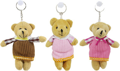 

Tickles Couple Teddy Keychain (Set of 3) Key Chain