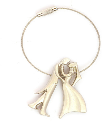 Ghasitaram Gifts v17-Dancing Couple Keychain Key Chain
