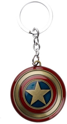 

4 Amimex Captain America's Shield Key Chain