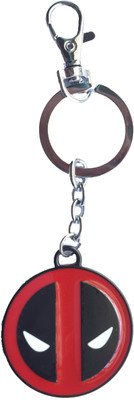 

Bidheaven Deadpool Logo Mask Figure Metal Key Chain