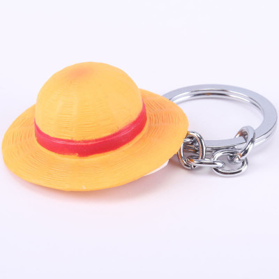 

Bidheaven One Piece Portrait Of Pirates Monkey D Luffy Shanks Straw Hat Key Chain
