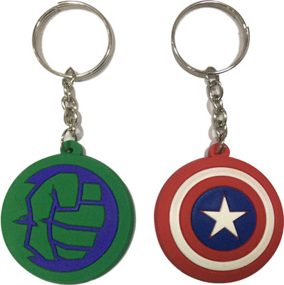 

Marvel Hulk-Captain America Key Chain