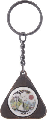

TEMPLE TREES GOA CERAMIC MOTIF KEYCHAIN Key Chain