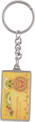 

TEMPLE TREES HAPPY ONAM YELLOW KEYCHAIN Key Chain