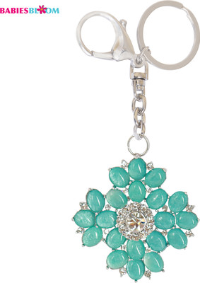

Babies Bloom Luxury Green Rhinestone Key Chain