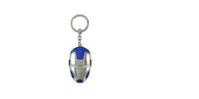 

SHAKS TRADERS Shaks Iron Man Blue-White-SIlver Key Keychain Key Chain