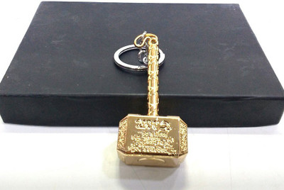 

Jaycoknit Mr Thor's Premium GOLD Metallic Shiny Hammer Collectible Key Chain