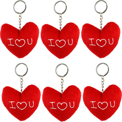 

Tickles I Love You Heart Keychain (Set Of 6) Key Chain