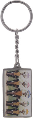

TEMPLE TREES KERALA 5 ELEPHANT KEYCHAIN Key Chain