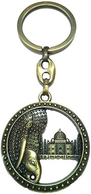 

Niteo Taj Mahal Round Mix Style Key Chain