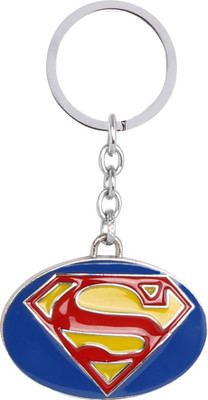 Speedwav 257466 Superman Oval Shape Key Chain