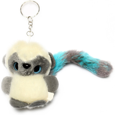 

Lotus E LONG TAIL SYAN RACCOON CARTOON CHARACTER RING Key Chain