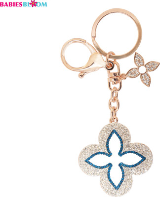 

Babies Bloom Blue Crystal Rhinestone Bag Charm Key Chain