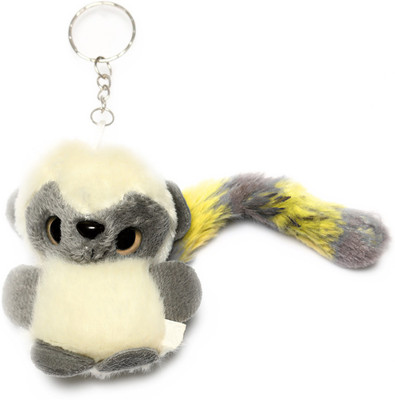 

Lotus E LONG TAIL YELLOW RACCOON CARTOON CHARACTER Key Chain