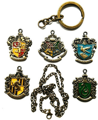 

4 Amimex Harry Potter House Insignias Key Chain