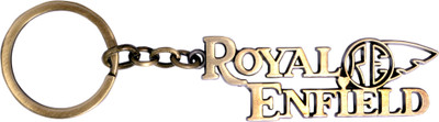 

me2ugifts Royal enfield gold Key Chain