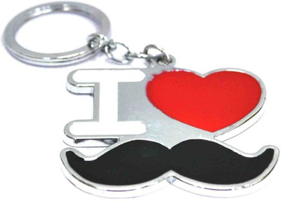 

Jaycoknit Macho Man's "I love Moustache" Moustache Lovers Key Chain