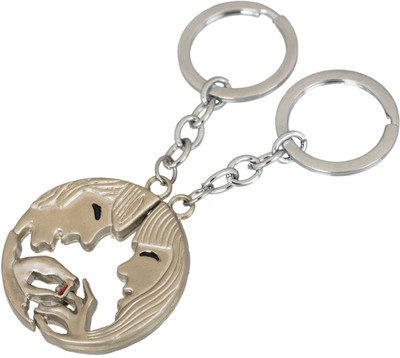 

Gadge Gadge Round Shape Keychain In Metal Key Chain