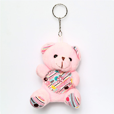 

Lotus E TEDDY BABY PINK WITH FLOWER HEART Key Chain
