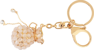 

Babies Bloom Golden Rhinestone Heart Wallet Crystal Purse Bag Charm Key Chain