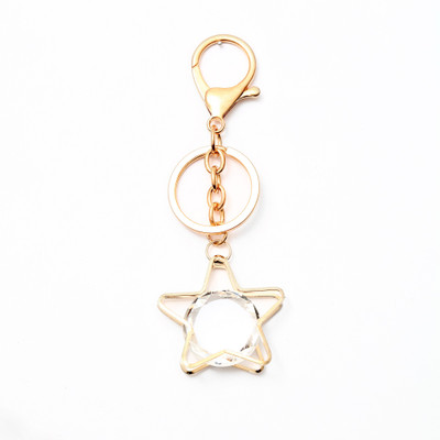 

Lotus E GOLDEN HANGING STAR CRYSTAL Key Chain