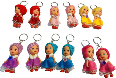 

Unique Toys Pretty Doll Key Chain Pack Of 12 Key Chain