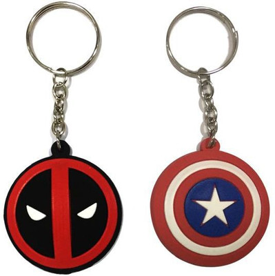 

Marvel Deadpool-Captain America Key Chain