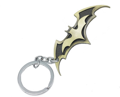 

MK Justice League Gold Batman Dark Knight Rises Key Chain