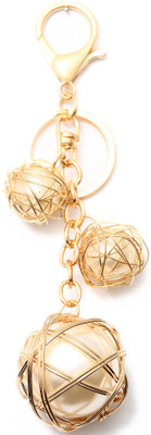 

Lotus E GOLDEN CRYSTAL HANGING BALLS Key Chain