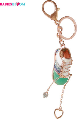 

Babies Bloom Golden Green Shoe Key Chain