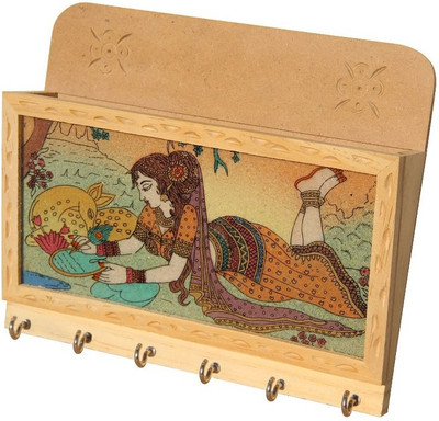 48% OFF on Handicrafts Paradise Wooden, Glass, Stoneware Key Holder(6 Hooks, Multicolor) 48% OFF on Handicrafts Paradise Wooden, Glass, Stoneware Key Holder(6 Hooks, Multicolor)